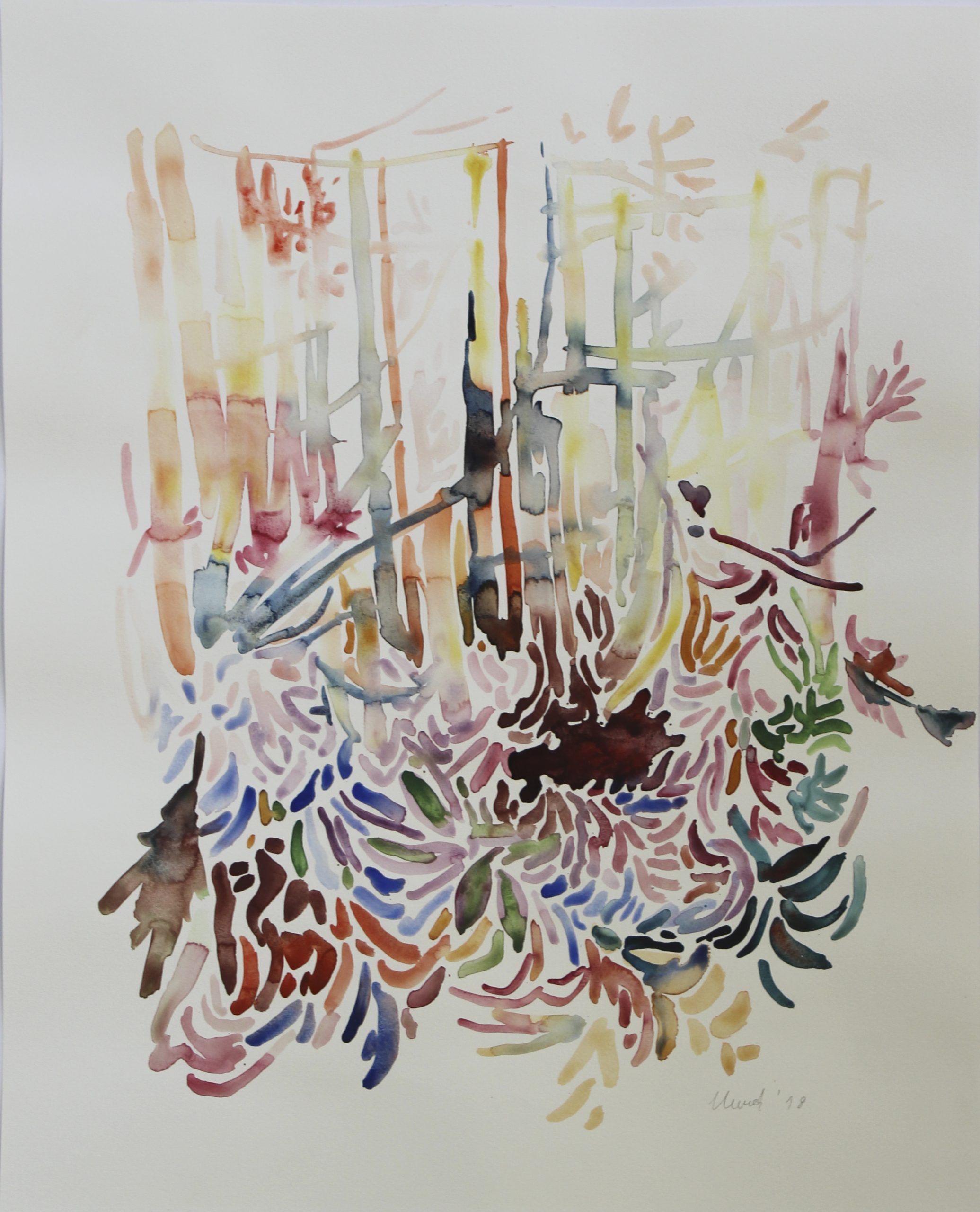 Szilard Huszank-IL Nr.54_64x50-2018-Aquarelle on Paper-64cmx50cm